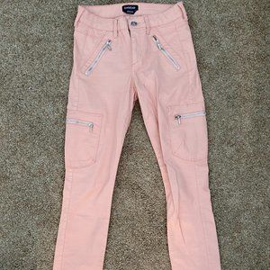 Bebe Pink leather pants